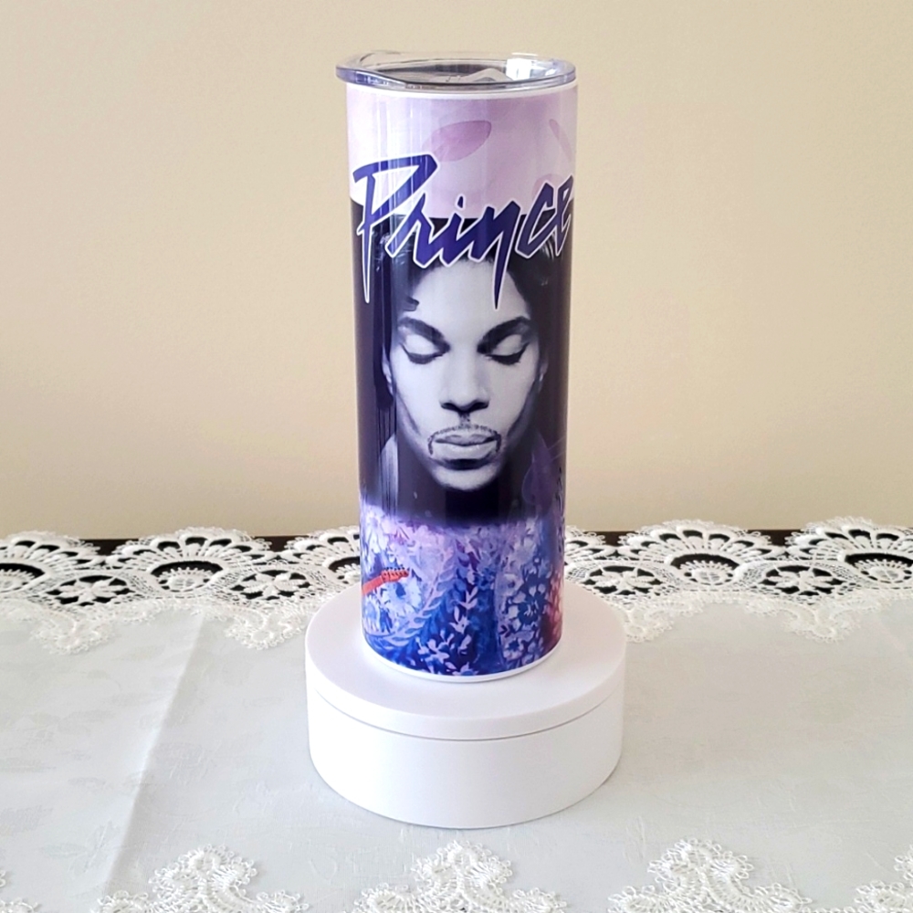 Custom 20oz Stianless Steel Tumbler - Prince - Picture 1 of 2